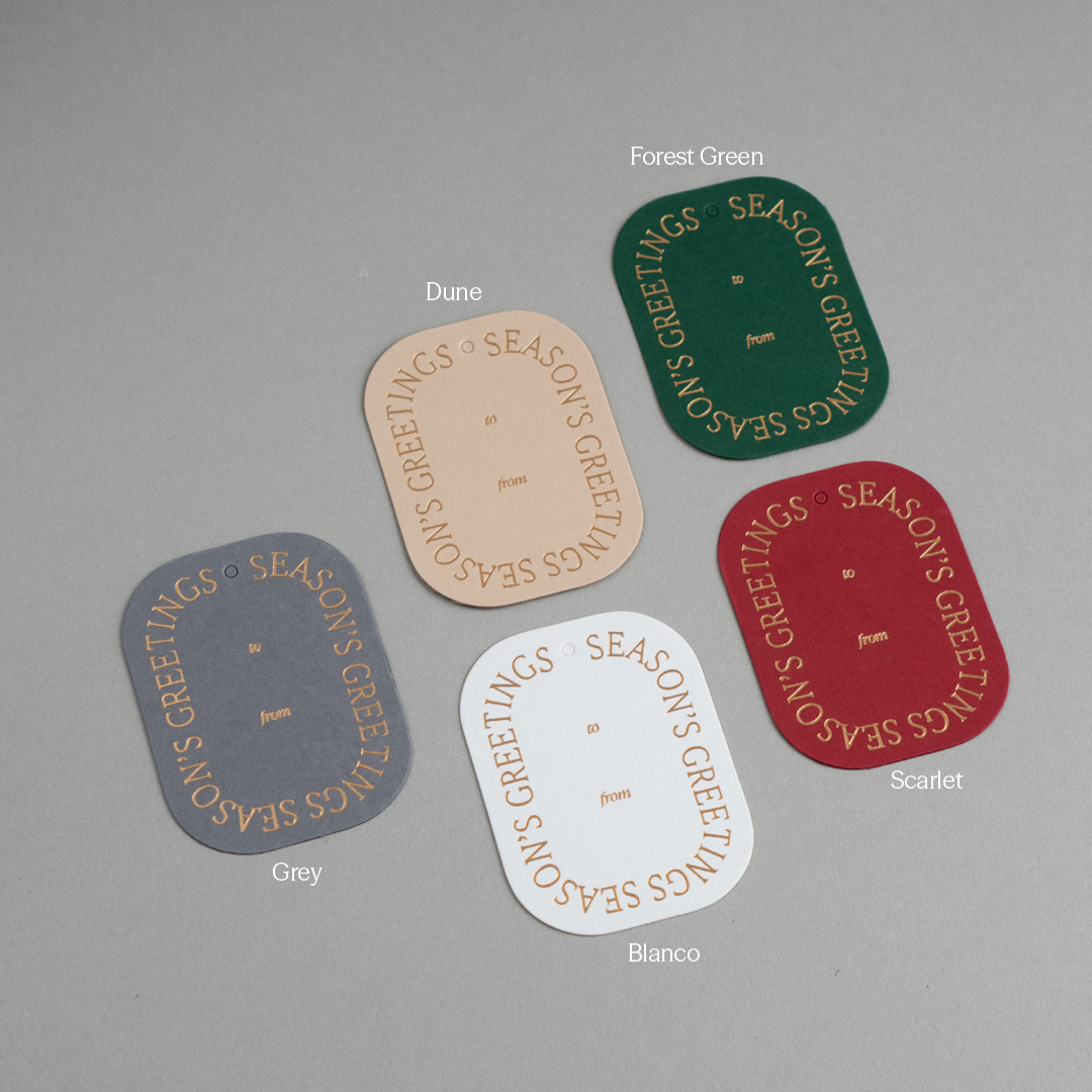 Gift Tag Season's Greetings